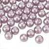 Pearlized Glass Pearl Round Beads HY-PH0001-8mm-046-2