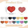 28Pcs 14 Styles Embroidery Thread Sew on Hot Melt Glue Blankets Cloth DIY-MA0006-61-2