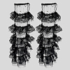 Polyester Lace Leg Sleeves AJEW-WH20080-23A-6