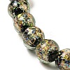 Handmade Dichroic Foil Glass Beads Strands DICH-U001-05H-3