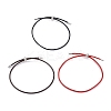 Adjustable PU Leather Cord Slider Bracelets BJEW-F412-05P-1