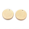 Ion Plating(IP) 304 Stainless Steel Pendants EJEW-L238-01A-G-2