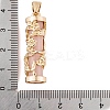 Synthetic Luminous Stone Column Pendants FIND-C058-01G-01-4