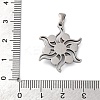 304 Stainless Steel Pendants STAS-L280-01P-03-3
