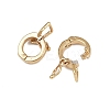Brass Twister Clasps KK-P310-03G-2