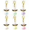 32Pcs Angel Imitation Pearl Acrylic with Alloy Pendant Decorations HJEW-FS00040-02-1