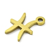12Pcs Ion Plating(IP) 304 Stainless Steel Pendants STAS-H180-01G-3