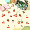 40Pcs 8 Styles Alloy Enamel Pendants ENAM-CJ0006-93-6