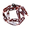 Natural Fire Crackle Agate Beads Strands G-K393-F01-10x30-3
