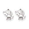 304 Stainless Steel Pendants STAS-T067-58P-1