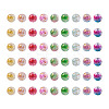 Transparent Spray Painted Crackle Glass Beads Strands GLAA-TA0003-09-2