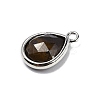 Natural Gemstone Faceted Pendants G-U019-05P-3