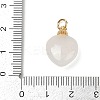 Natural White Agate Pendants LS-KK-Z094-04G-01-3