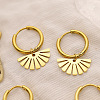 304 Stainless Steel Hoop Earrings WGD8CF2-02-2