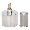 Stainless Steel Screw Thickened Alcohol Lamp Burners AJEW-WH0518-21P-1