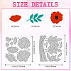 Carbon Steel Cutting Dies Stencils DIY-WH0309-1932-2
