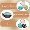 3Pcs 3 Colors Ceramic Dipping Bowls AJEW-CP0009-67-6