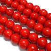 Synthetical Howlite Beads X-TURQ-G609-10mm-1