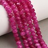 Faceted Dyed Natural White Jade Beads Strands GG-CBAE966-01A-O-1