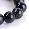 Natural Dyed Yellow Jade Gemstone Bead Strands G-R271-4mm-Y32-2