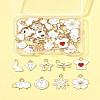 40Pcs 20 Styles Alloy Enamel Pendants ENAM-FS0003-32-9