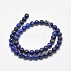 Natural Lapis Lazuli Round Bead Strands X-G-E262-01-12mm-3