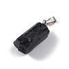 Natural Black Tourmaline Pendants LS-G-F739-01P-5