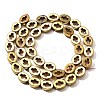 Electroplated Synthetic Non-magnetic Hematite Beads Strands G-L613-Z01-02E-2
