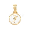 Brass Charms KK-E798-01B-G-1