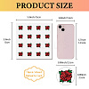 8 Sheets Plastic Waterproof Self-Adhesive Picture Stickers DIY-WH0428-088-2