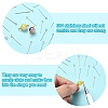 400Pcs 2 Colors 304 Stainless Steel Eye Pin FIND-YW0005-14-4