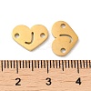 Ion Plating(IP) 304 Stainless Steel Connector Charms STAS-C081-04G-J-3