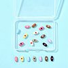 20Pcs 10 Colors Spray Painted Alloy Beads FIND-FS0004-62-7