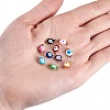 40Pcs 10 Colors PVD Vacuum Plating 304 Stainless Steel Enamel Links/Connectors STAS-SZ0001-50-3