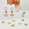 201 Stainless Steel Huggie Hoop Earring Findings FIND-DC0006-43A-6