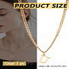 1Pc 304 Stainless Steel Letter Pendant Necklaces NJEW-LP0001-33U-G-2