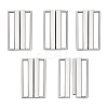 5Pcs Rectangle Alloy Waist Belt Buckles FIND-PH0027-19-1