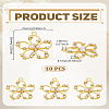 10Pcs Alloy Pendants ALRI-LP0001-03-2