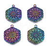 Ion Plating(IP) 201 Stainless Steel Pendants STAS-N098-206M-2