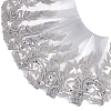 2 Yards Polyester Embroidery Flower Lace Trim DIY-WH0661-27A-1