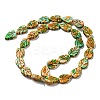 Spray Painted Synthetic Turquoise Beads Strands X-G-E617-A06-02-3