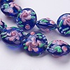 Handmade Bumpy Lampwork Beads Strands LAMP-K027-06C-2