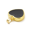 Real 18K Gold Plated Eco-friendly Rack Plating Brass Enamel Pendants KK-F843-06G-06-3