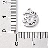 Anti-Tarnish 304 Stainless Steel Pendants STAS-R003-03P-02-3