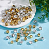 100Pcs 2 Styles Tibetan Style Zinc Alloy Dog Paw Prints European Beads MPDL-AR0001-02-4