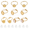 DIY Oval Finger Ring Making Kits DIY-ME0002-68G-1