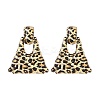 Leopard Print Alloy Dangle Stud Earrings LS-EJEW-K304-01D-G-4