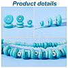   Synthetic Turquoise Spacer Bead Strands G-PH0001-88-5