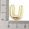 Brass Micro Pave Clear Cubic Zirconia Pendants KK-E093-04G-U-3