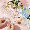 Alloy Enamel Wine Glass Charms AJEW-SC0002-13-3